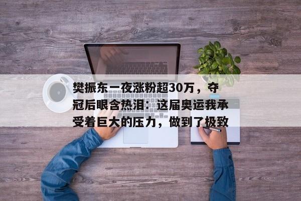 樊振东一夜涨粉超30万，夺冠后眼含热泪：这届奥运我承受着巨大的压力，做到了极致