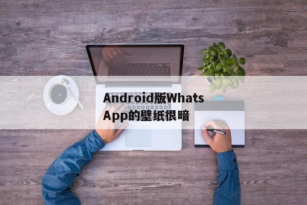 Android版WhatsApp的壁纸很暗