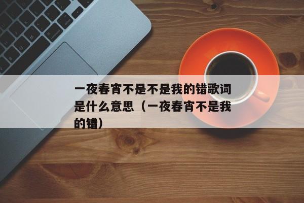 一夜春宵不是不是我的错歌词是什么意思（一夜春宵不是我的错）