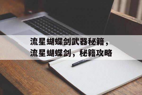 流星蝴蝶剑武器秘籍，流星蝴蝶剑，秘籍攻略，流星蝴蝶剑，秘籍攻略