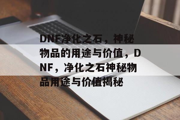 DNF净化之石，神秘物品的用途与价值，DNF，净化之石神秘物品用途与价值揭秘