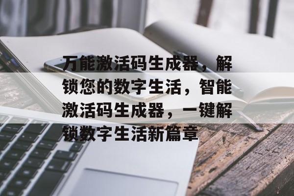 万能激活码生成器，解锁您的数字生活，智能激活码生成器，一键解锁数字生活新篇章