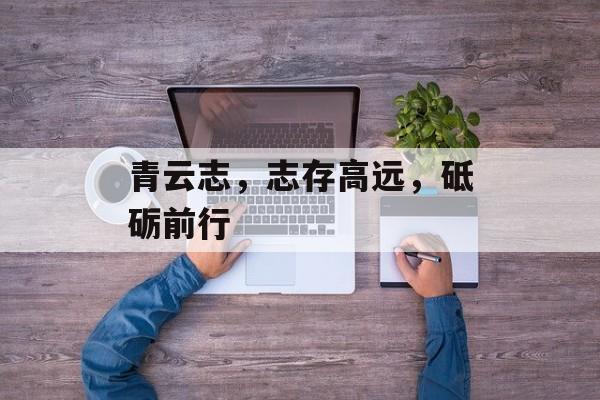 青云志，志存高远，砥砺前行