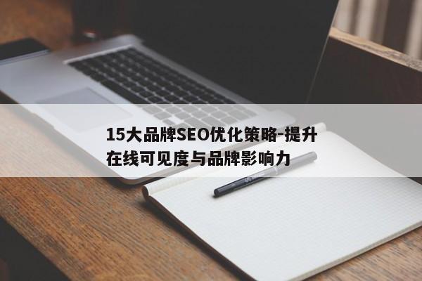 15大品牌SEO优化策略-提升在线可见度与品牌影响力