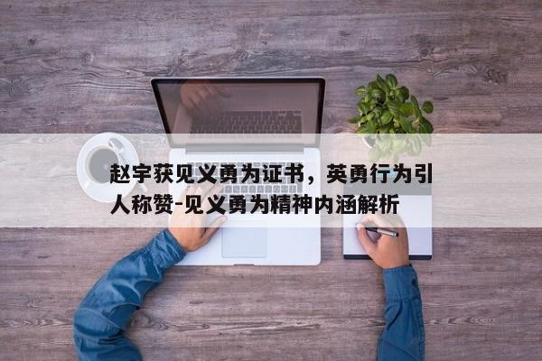 赵宇获见义勇为证书，英勇行为引人称赞-见义勇为精神内涵解析
