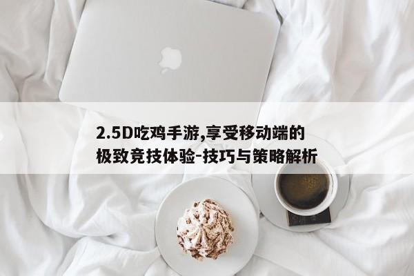 2.5D吃鸡手游,享受移动端的极致竞技体验-技巧与策略解析