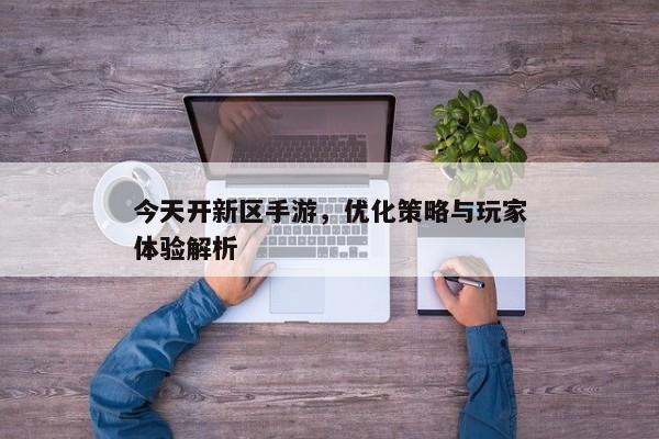 今天开新区手游，优化策略与玩家体验解析
