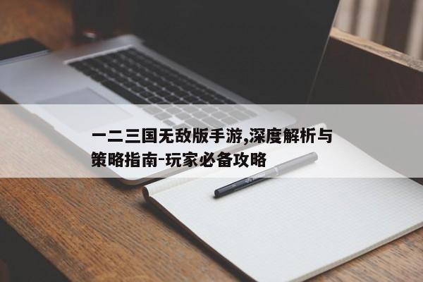 一二三国无敌版手游,深度解析与策略指南-玩家必备攻略