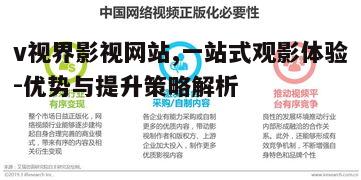 五、v视界影视网站的安全性和版权保护