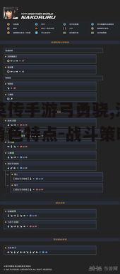 一、弓勇骁角色背景与技能解析