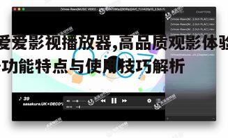 二、如何使用爱爱影视播放器