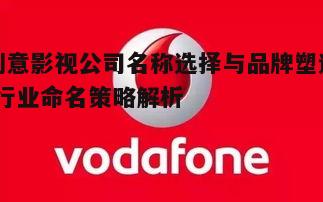 一、影视公司名称的重要性