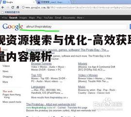 二、合法获取影视资源的途径