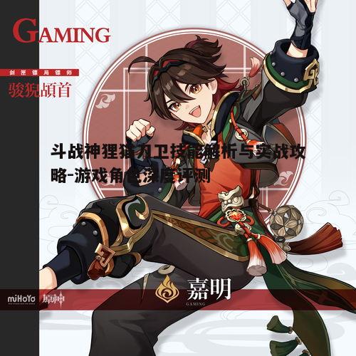 一、狸猫刀卫角色概述