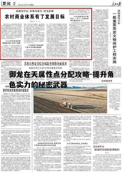 一、属性点基础知识