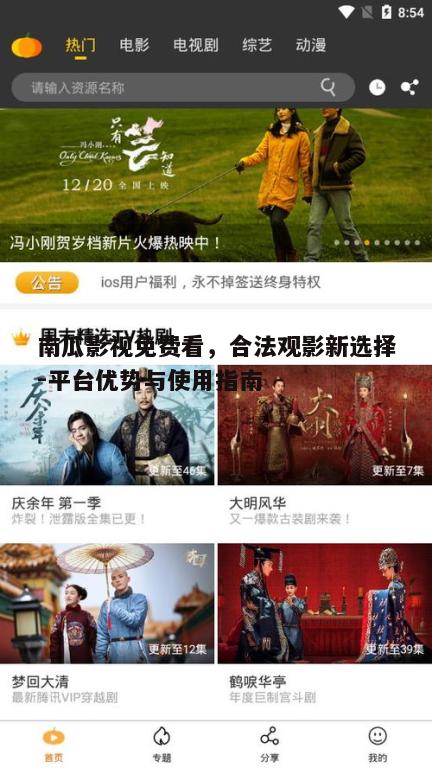 一、南瓜影视平台简介