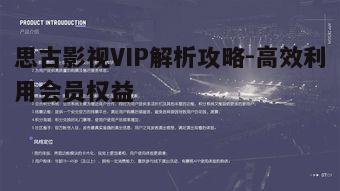 一、思古影视VIP解析的基本概念