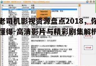 一、老司机影视资源概述
