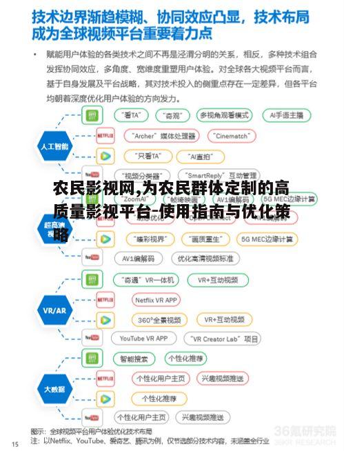 三、农民影视网的用户体验优化策略