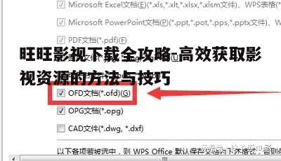 三、下载资源的格式选择