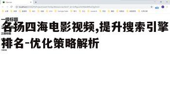 二、视频标题与标签优化