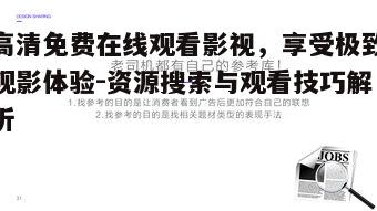 一、寻找高清影视资源的有效途径