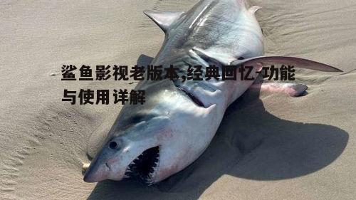 二、鲨鱼影视老版本的使用方法