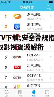 二、影视TV下载的安全措施