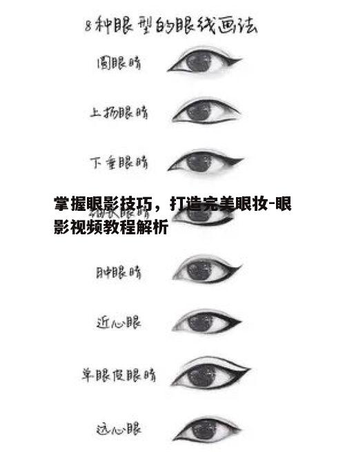 三、掌握不同眼型的眼影画法