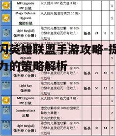 一、角色介绍与技能解析