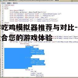 二、蓝洞官方模拟器的优势与不足