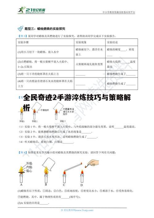 一、淬炼基础认知