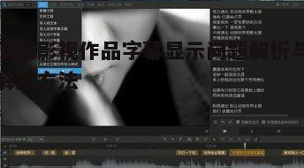 五、寻找带有字幕的视频源