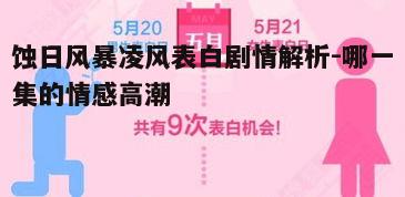 四、表白集数的推测